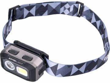 Extol Light Prednja svjetiljka 431850 naglavna svjetiljka 500lm, dvostruko napajanje - Li-ion ili AAA, USB punjenje, s IR senzorom, OSRAM LED+COB LED