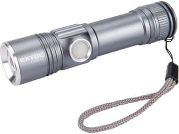 Extol Light Svjetiljka 43141 svjetiljka 280lm, zum, USB punjenje, XPE LED