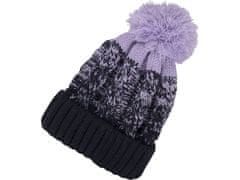 Extol Light LED svjetlosni šešir 43466 kapa s naglavnom svjetiljkom 4x45lm, USB punjenje, tamnoplava/ljubičasta s pompomom, univerzalna veličina