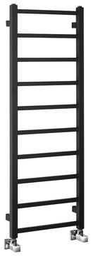 SAPHO METRO LIGHT Crni Mat Čelični Radijator 400x1140 mm, H Oblik