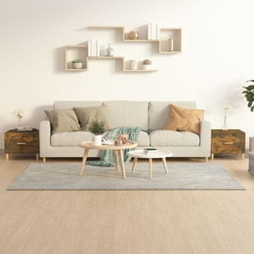Vidaxl Klub stolići, set od 2, dimljeni hrast, 50x50x40 cm