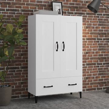 Vidaxl Visoki ormarić bijeli 70x31x115 cm materijal na bazi drveta