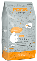 Grau Generation Pet Adult suha hrana, perad i riža, 12 kg