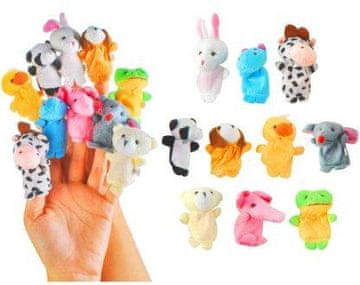 Kruzzel Set od 10 plišanih životinja - lutaka