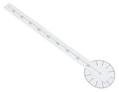 Ikonka 3d moderni zrcalni zid 130 cm zlato