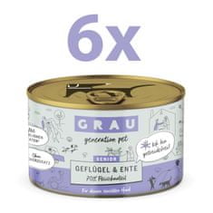 Grau GP Senior konzerva za pse, perad i patke, 6 x 200 g