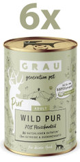 Grau GP Adult konzerva za pse, divljač, 6 x 400 g