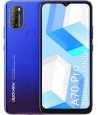 Blackview A70 Pro 4G mobilni telefon, 4GB/32GB, plava