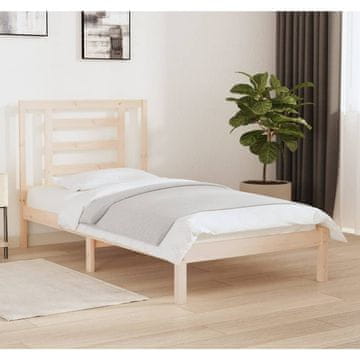 Vidaxl Okvir kreveta bez madraca 90x190 cm Masivno borovo drvo