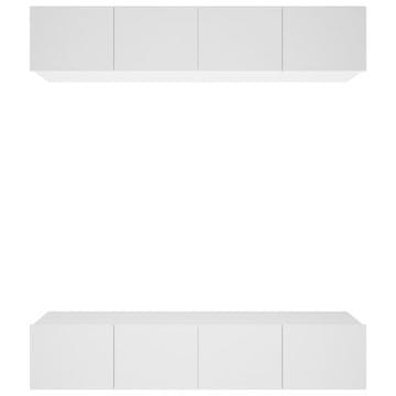 Vidaxl TV ormarići 4 kom bijeli 80 x 30 x 30 cm od konstruiranog drva