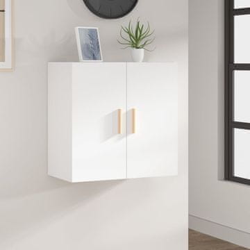 Vidaxl Zidni ormarić bijeli 60x30x60 cm materijal na bazi drveta