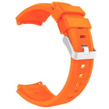 BStrap Silicone Sport remen za Garmin Venu 2, neon orange