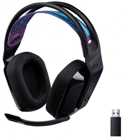 Logitech G535 LightSpeed slušalice, bežične, crne (981-000972)