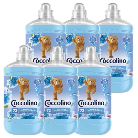 Coccolino Blue Splash omekšivač, 6x 1,8 L