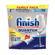 Finish Quantum All in 1 kapsule za perilicu posuđa Lemon Sparkle, 120 kom
