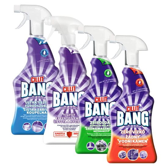 Cillit Bang Veliko čišćenje (4x sprej 750 ml)