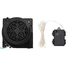 Vidaxl Božićni ukrasni Djed Mraz i sob na napuhavanje LED 130 cm