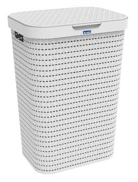 Rotho Rotho COUNTRY košara za rublje od plastike 55L - bijela