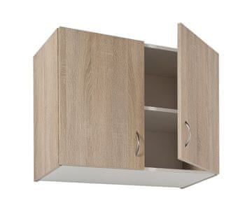 Deftrans Viseća kuhinjska kuhinjica Single 80 x 60 hrast sonoma