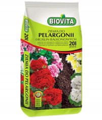 BioVita Zemlja za pelargonije i balkonske biljke 20 l