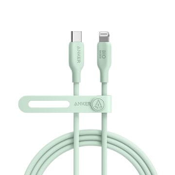 Anker 541 BIO kabel, USB-C na LTG, 1,8 m, zelena