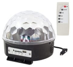 aptel Disco LED RGB projektor i MP3 uređaj 18W + daljinski upravljač