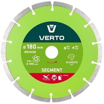 Verto Segmentirani dijamantni disk 180MM - T 61H3S8