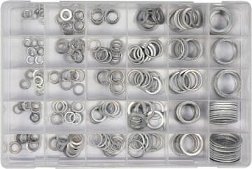 TOYA Set od 300 aluminijskih podložnih pločica, miješanih veličina - YT-06865