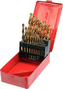 TOYA Set svrdla za metal od titana 1-10 mm 19 komada - W-22330
