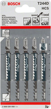 Bosch List ubodne pile T244D 5 kom - B 2608630058
