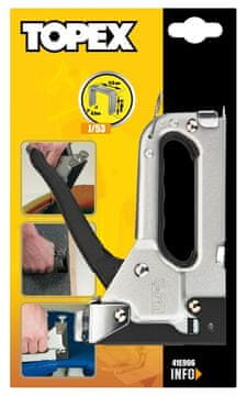 Topex Klamerica za tapeciranje 4-14MM metalna podesiva - T 41E906