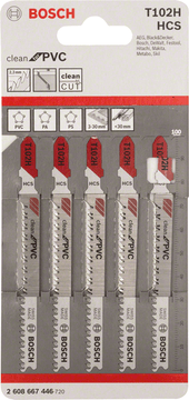 Bosch List ubodne pile T102H 5 kom. - B 2608667446