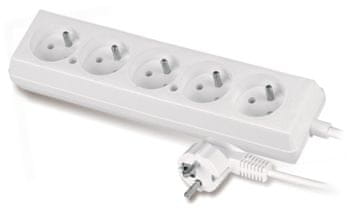 PRODUŽNI KABEL ZA KUĆIŠTE 5 UTIČNICA 3 METRA S/BEZ - VT-300-1503