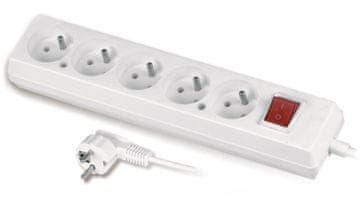 PRODUŽNI KABEL ZA KUĆIŠTE 5 UTIČNICA 3 METRA S PREKIDAČEM - VT-300-1503W