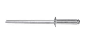 ČELIČNA-ČELIČNA SLIJEPA ZAKOVICA S RAVNOM GLAVOM 4,0*6 MM - 956 4,0*6