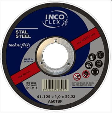 RAVNI DISK T1A 125*2,5*22 - T1A 125 2,5