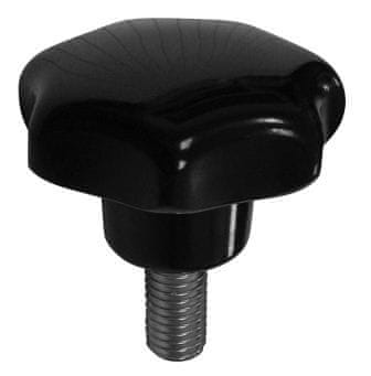 BAKELITNA RUČKA S KLINOM CRNA M6*15MM DIN6336L - HS 092840