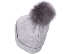 Extol Light LED svjetlosni šešir 43465 4x45lm, USB punjenje, svijetlosiva s pompom, univerzalna veličina