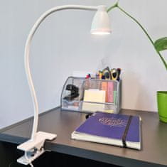 Malatec USB 24 LED pokretna stolna svjetiljka 3 načina laganog dima. bijela