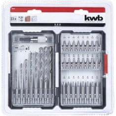 KWB 33-dijelni set svrdla i vijaka L-Box (49108940)