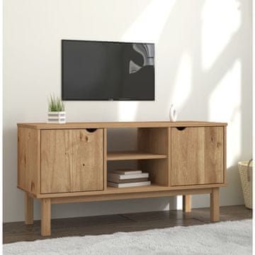Vidaxl TV ormarić OTTA, 113,5 x 43 x 57 cm, masivni borov drvo