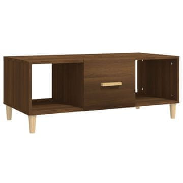 Vidaxl Stolić za kavu boja hrasta 102 x 50 x 40 cm konstruirano drvo