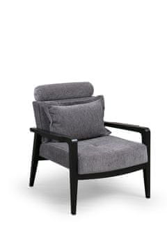 Atelier Del Sofa Fotelja wing APOLLO siva, Apollo - Grey