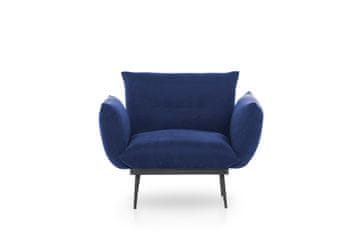 Atelier Del Sofa Fotelja, Mornarsko plava, Jax Solo - Navy Blue GR125