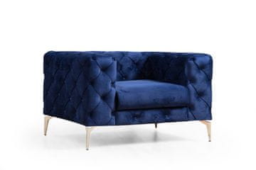 Atelier Del Sofa Fotelja, Mornarsko plava, Como - Navy Blue