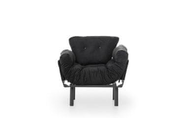 Atelier Del Sofa Fotelja, Crno, Nitta Single - Black