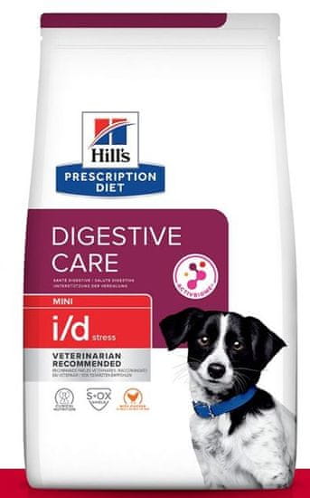 Hill's i/d Digestive Care Stress Mini suha hrana za pse, piletina, 3 kg