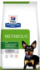 Hill's Metabolic Mini suha hrana za pse, s piletinom, 1 kg