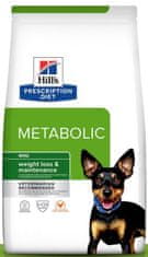 Hill's Metabolic Mini suha hrana za pse, s piletinom, 3 kg
