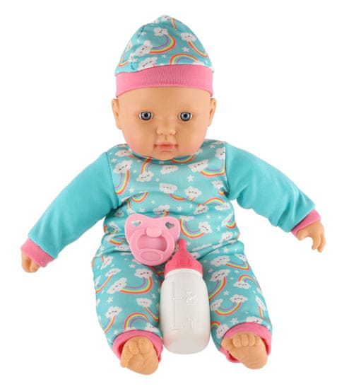 Teddies lutka, 40 cm, meko tijelo, s bočicom i dudom